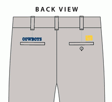 Load image into Gallery viewer, Cowboys Star Navy Men's Pant