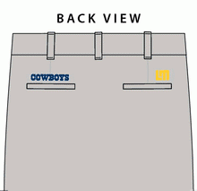 Load image into Gallery viewer, Cowboys Star Navy Women's Skort